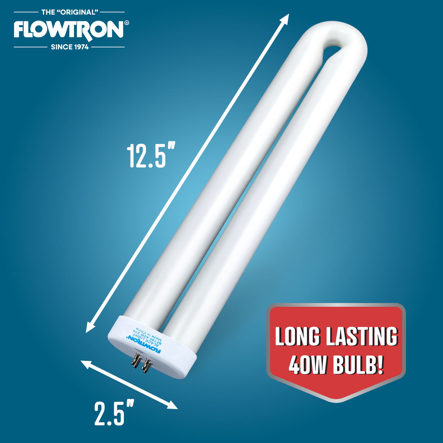 Flowtron 40W Replacement Shatter-Proof UV Bulb for FC-7600