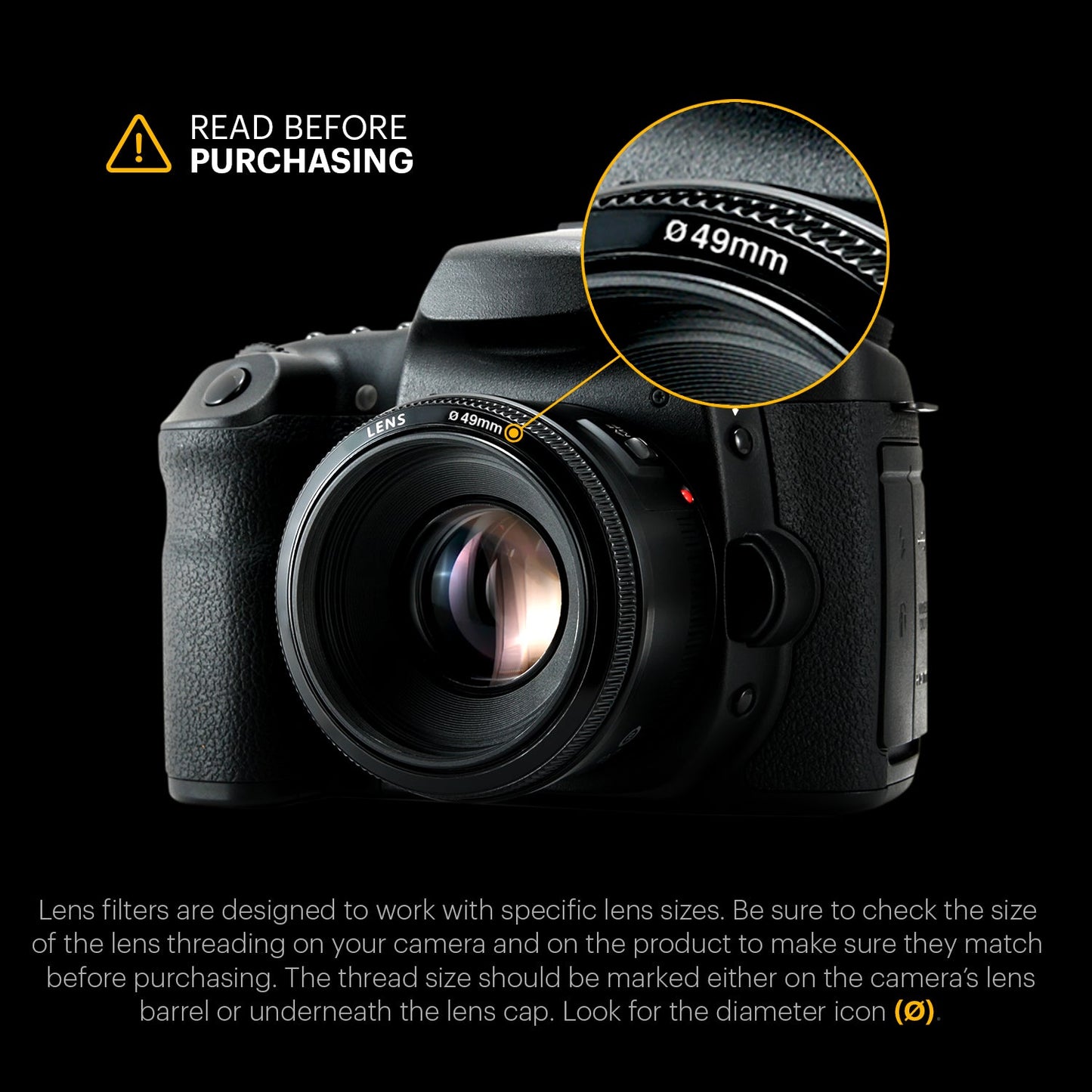 KODAK Schott Glass IR Neutral Density ND1000 Filter 49mm-82mm