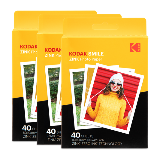KODAK 3.5x4.25 inch Zink Instant Photo Paper (120 Pack)