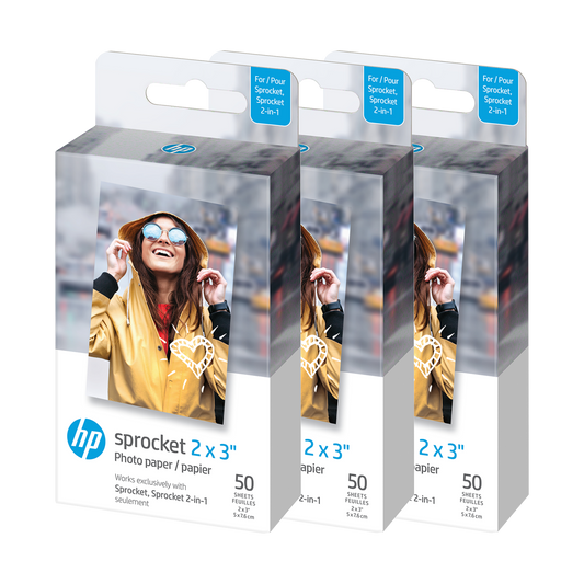 HP 2x3"  Zink instant Photo Paper (150 Pack) Compatible with HP Sprocket Photo Printers. (Copy) hpsprocket
