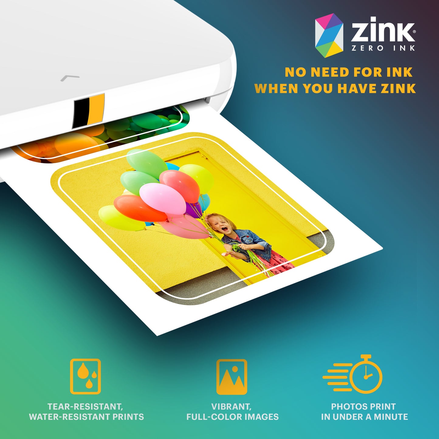 KODAK 2”x3” Zink Pre-Cut Sticker Photo Paper 30 Sheets