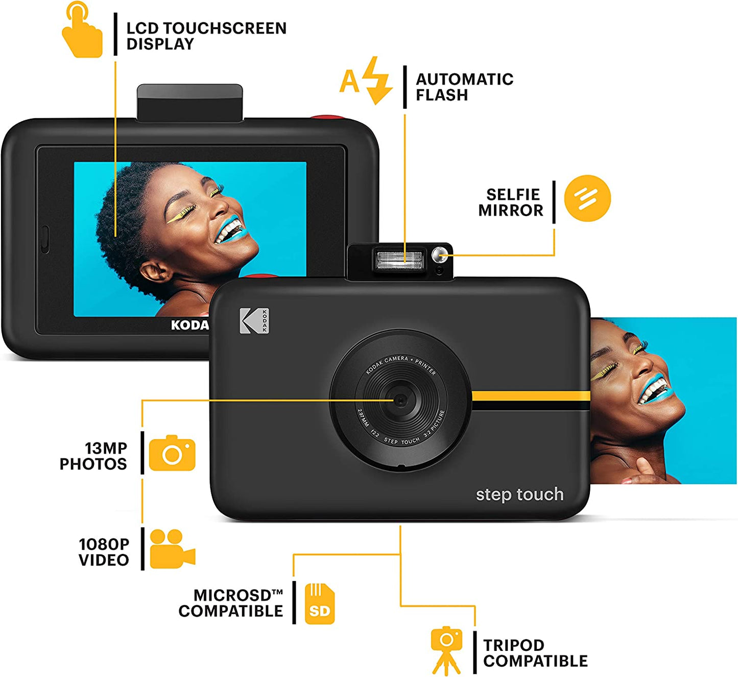 KODAK Step Touch Digital Camera Gift Bundle