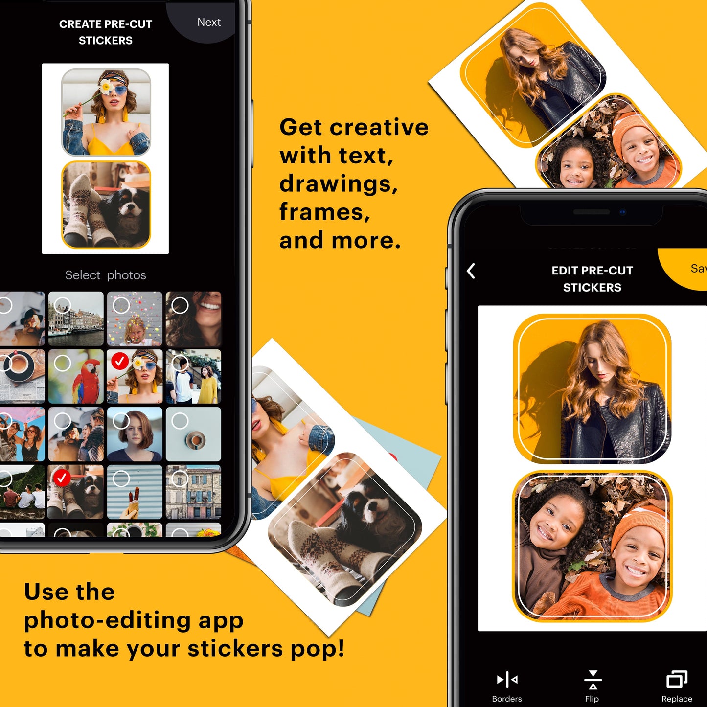 KODAK 2”x3” Zink Pre-Cut Sticker Photo Paper 30 Sheets