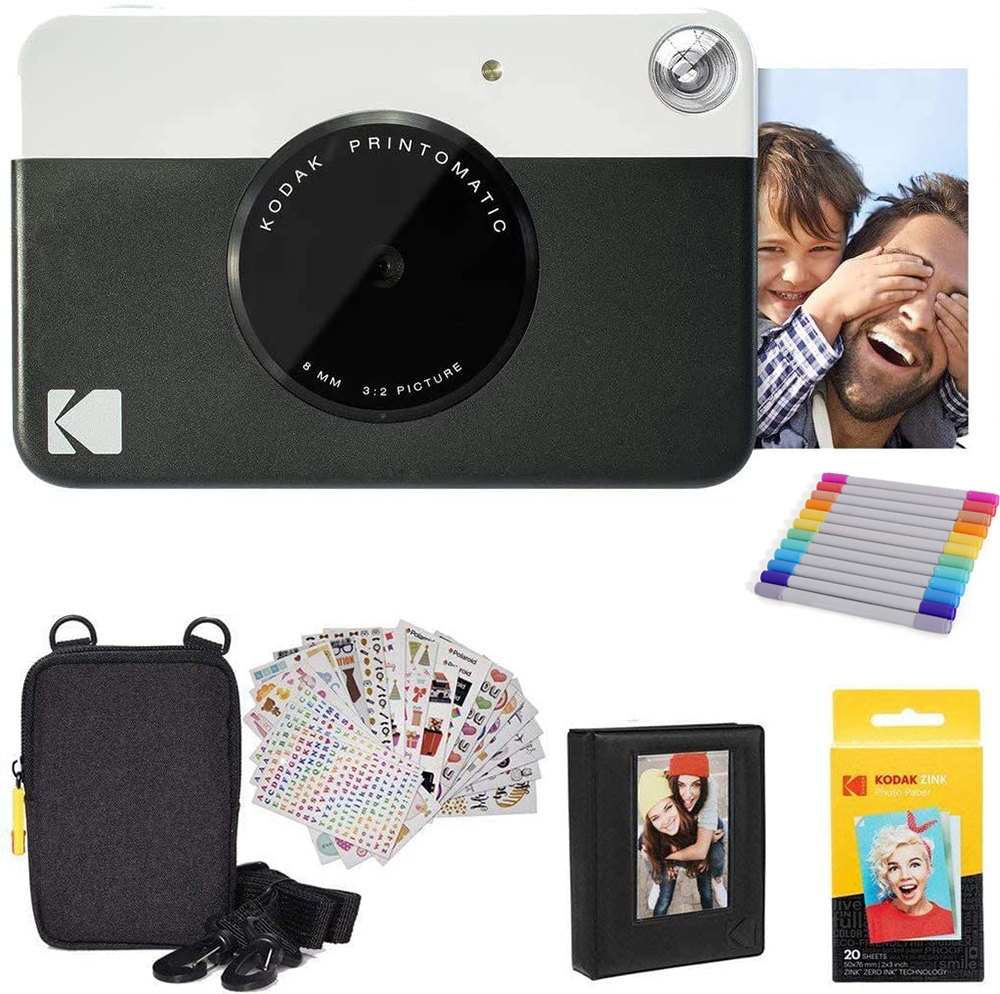 KODAK Printomatic Instant Camera Gift Bundle