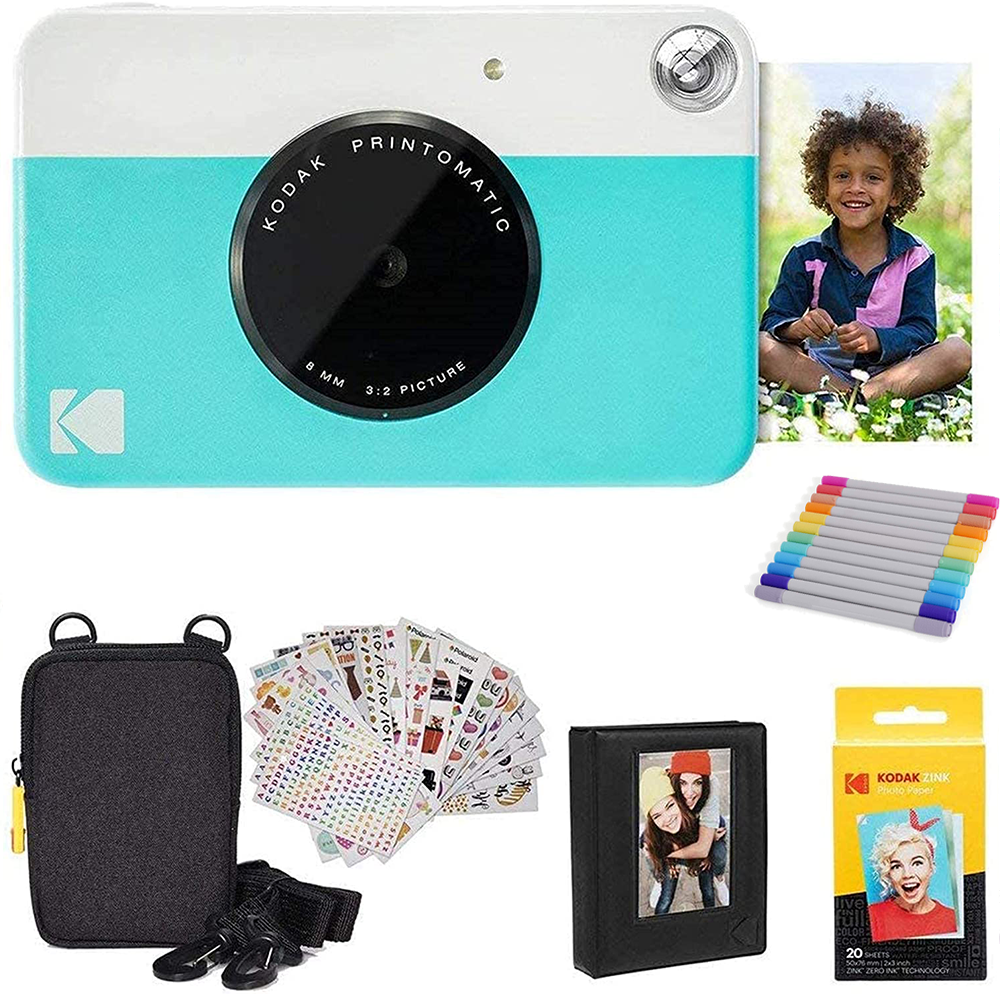 KODAK Printomatic Instant Camera Gift Bundle