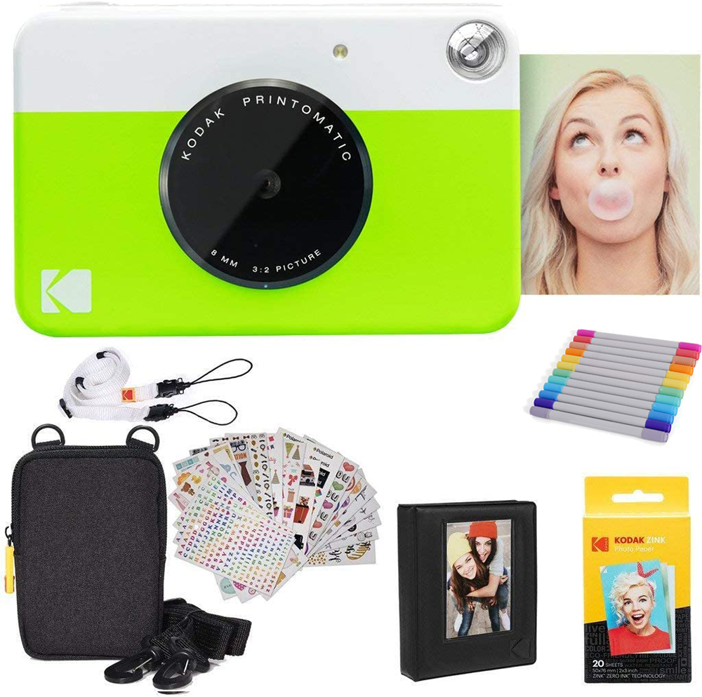 KODAK Printomatic Instant Camera Gift Bundle