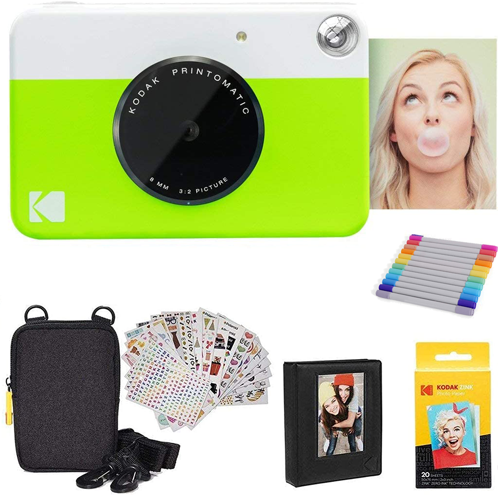 KODAK Printomatic Instant Camera Gift Bundle