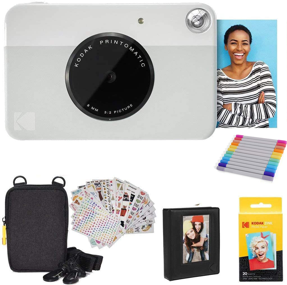 KODAK Printomatic Instant Camera Gift Bundle