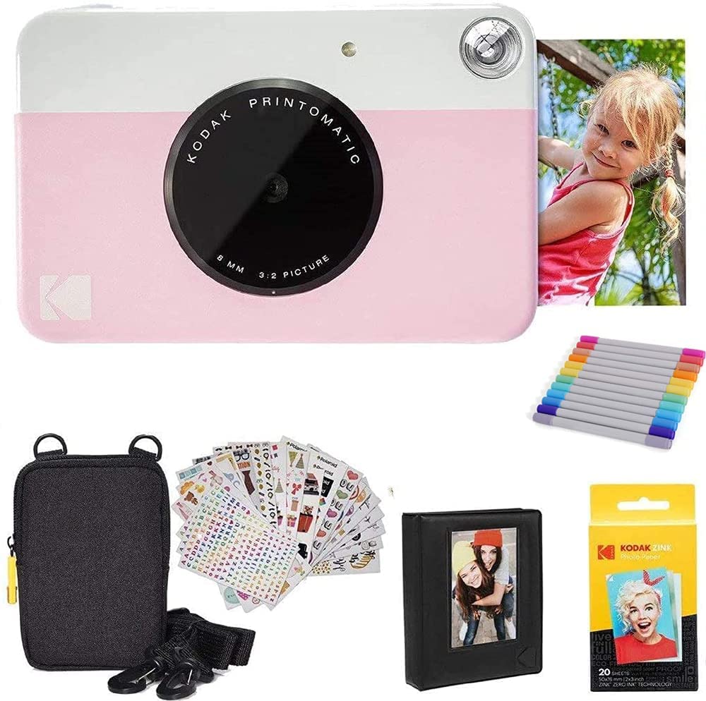 KODAK Printomatic Instant Camera Gift Bundle
