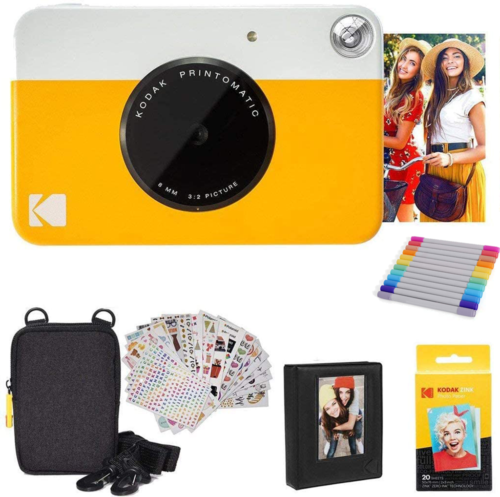 KODAK Printomatic Instant Camera Gift Bundle