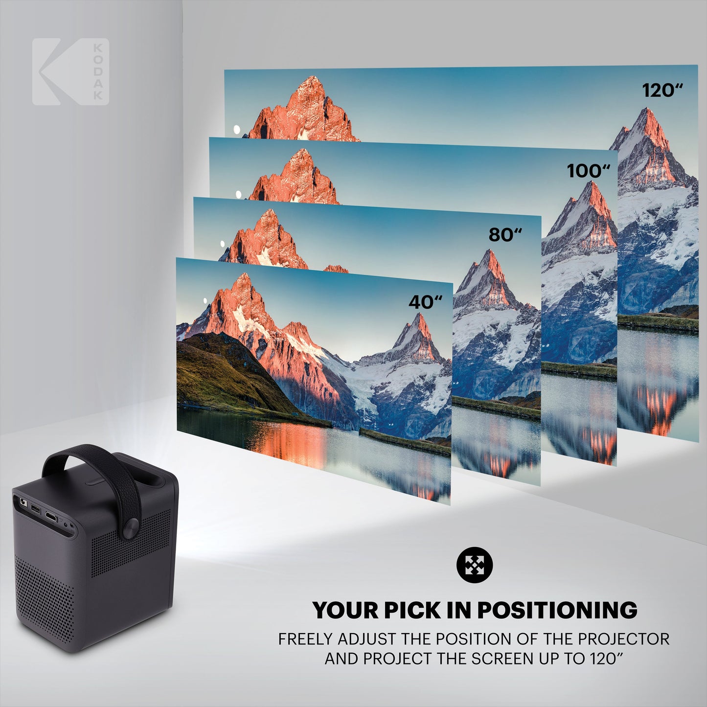 KODAK FLIK HD9 Smart Projector