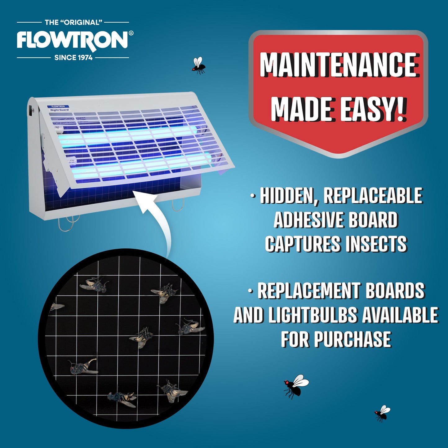 Flowtron 30W Portable Indoor Fly Killer, 500 sq.ft coverage