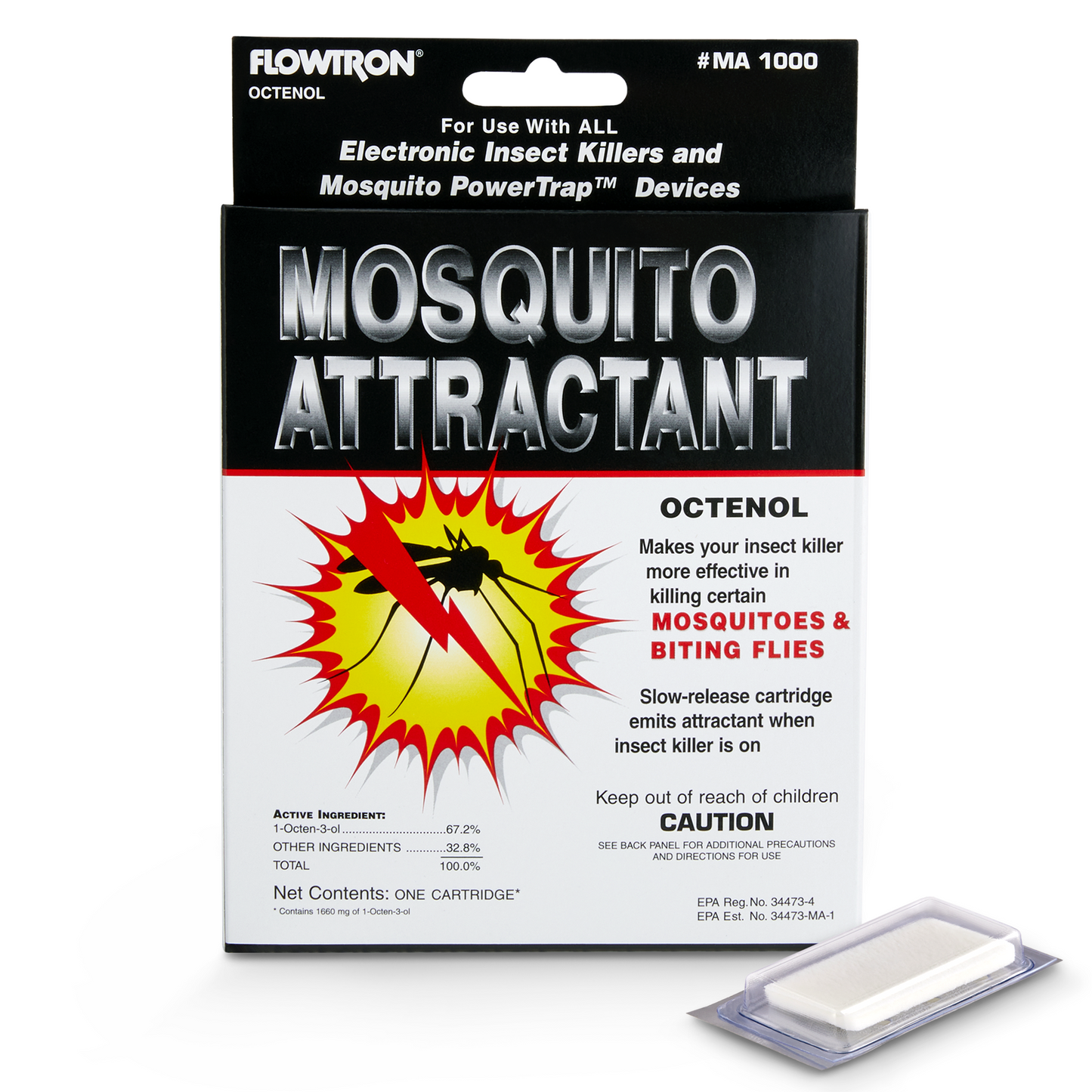 Flowtron Octenol Mosquito Attractant Replacement Cartridge