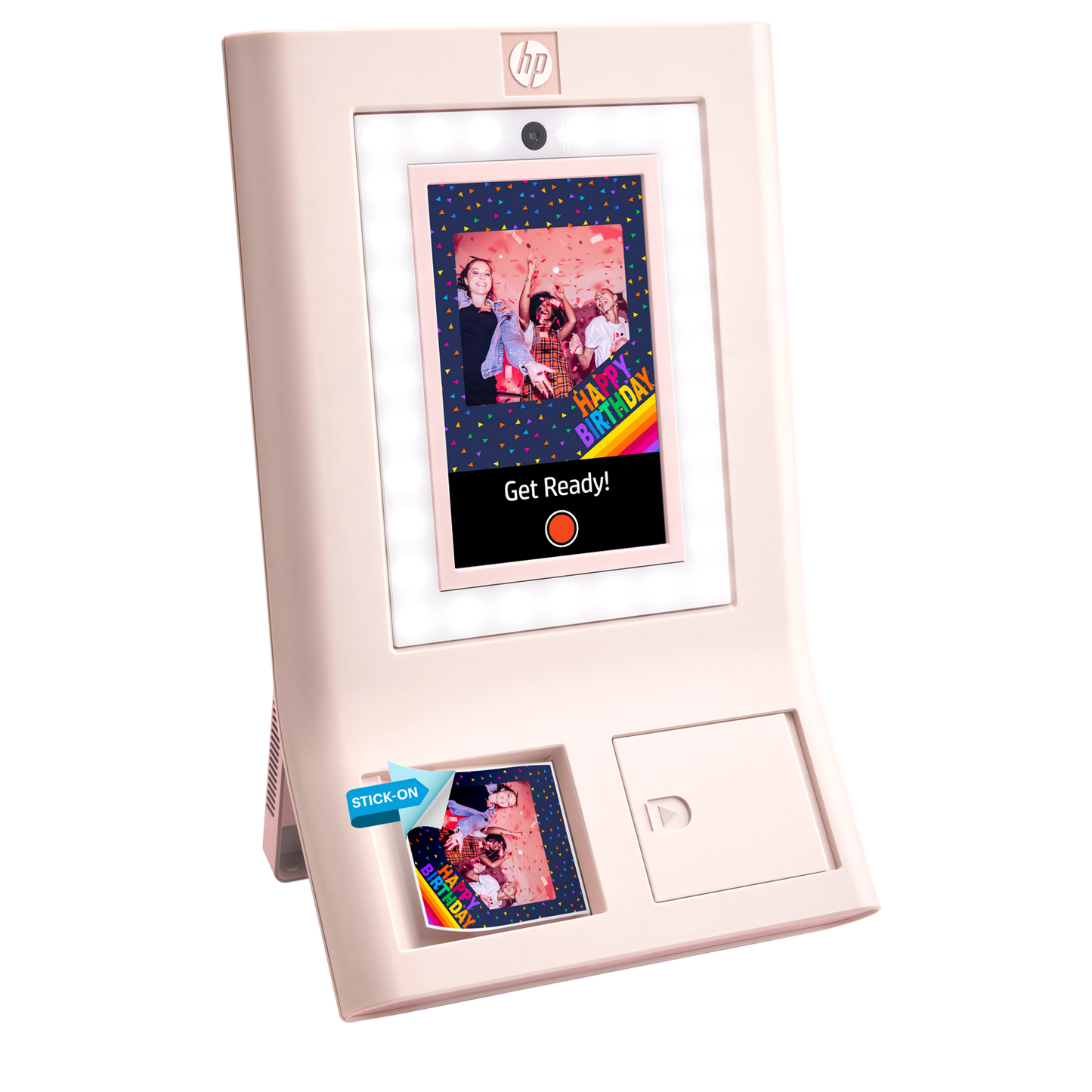 HP Sprocket Photobooth Instant 3x4” Color Photo Printer (Pink) (HPISPPBPKTEST) Sprocket Printers