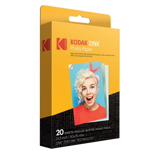 KODAK 2"x3" Zink instant Photo Paper