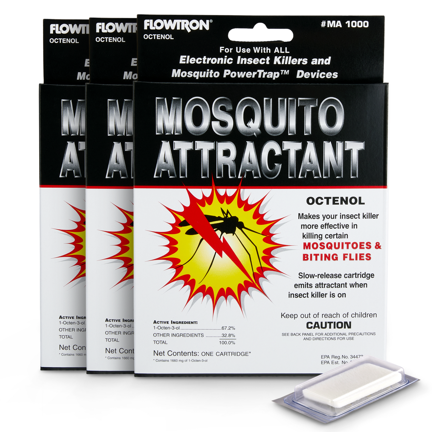Flowtron Octenol Mosquito Attractant Replacement Cartridge