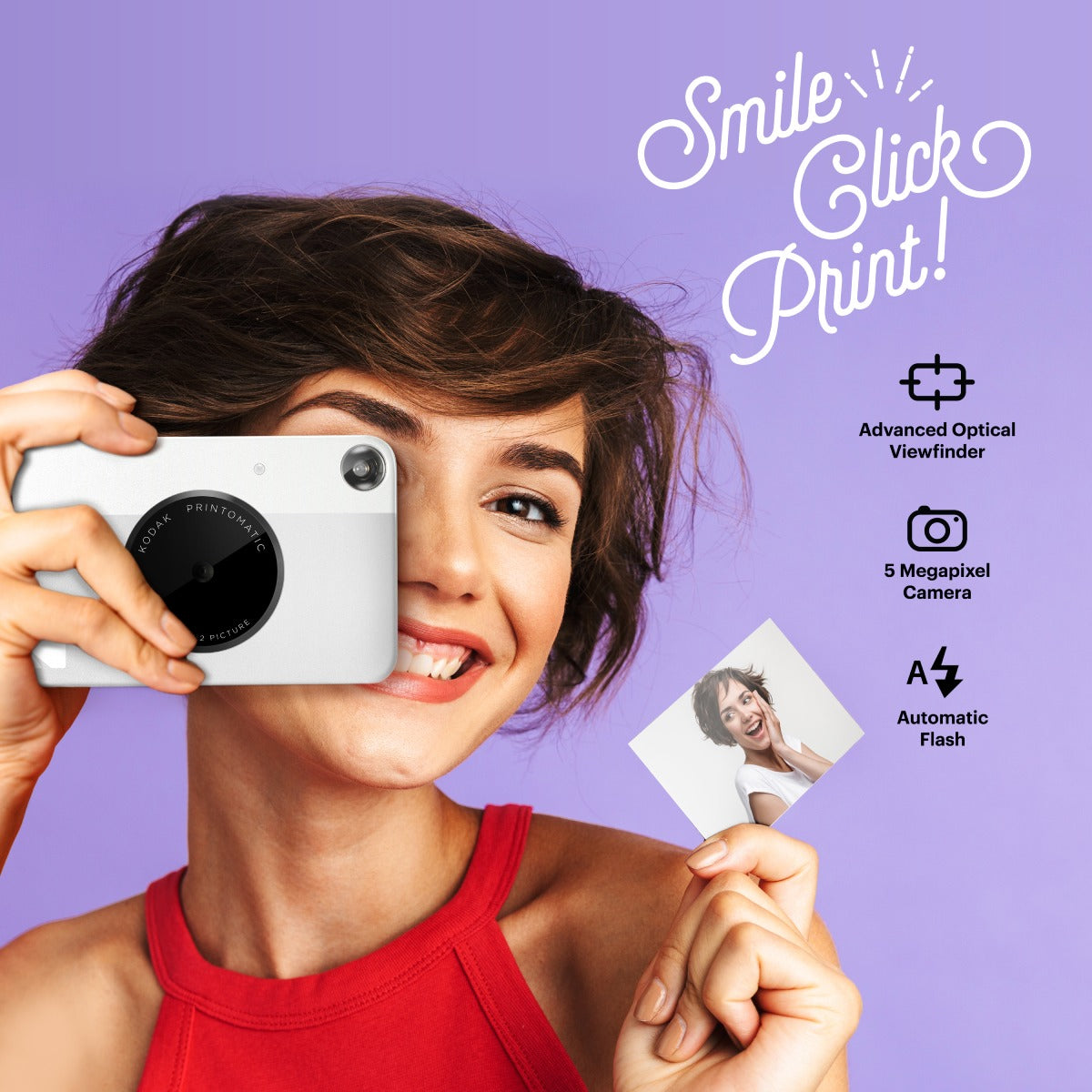 KODAK PRINTOMATIC Instant Print Camera
