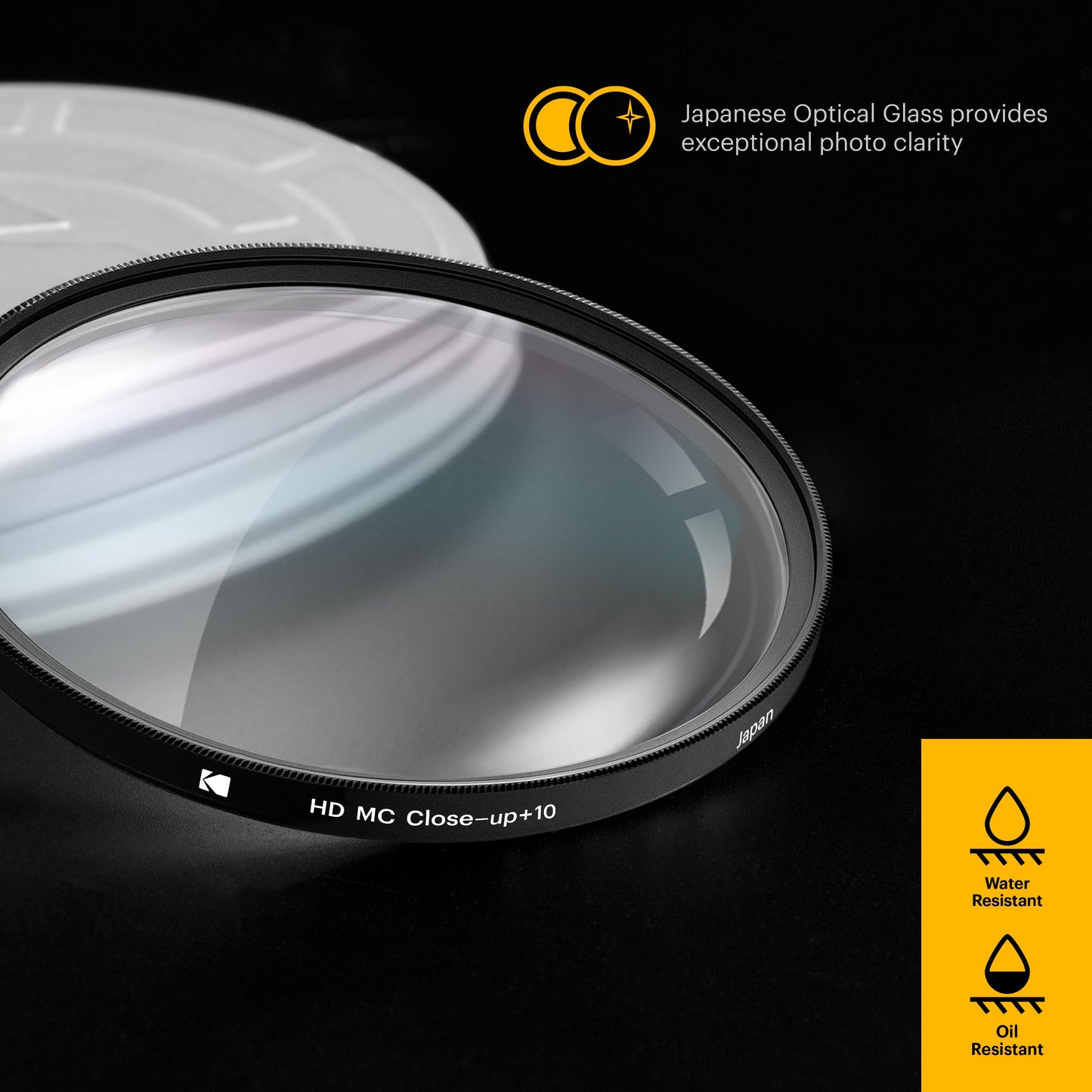 KODAK Close-up Filter Set 37mm - 82mm Pack of 4 +1, +2, +4, +10 Macro Lens Filters