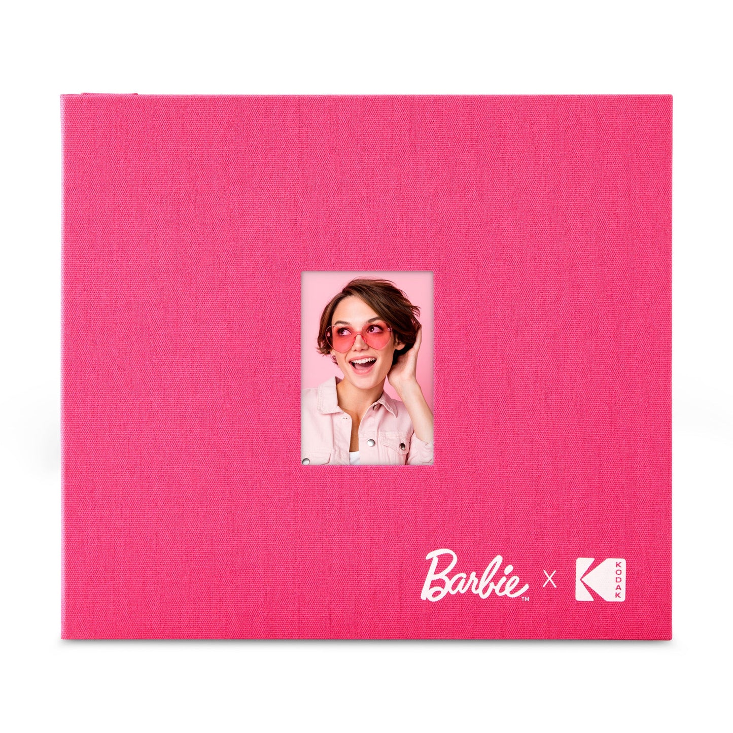 Barbie x Kodak Pink 8x8” Cloth Covered Scrapbook