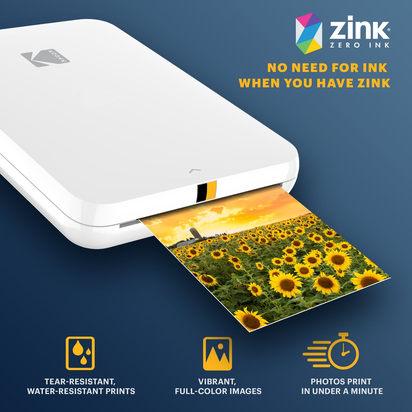KODAK Step Slim Instant 2x3 Photo Printer